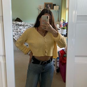 Vintage sweater crib button down